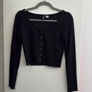 H&M Long Sleeve Button-Up Top